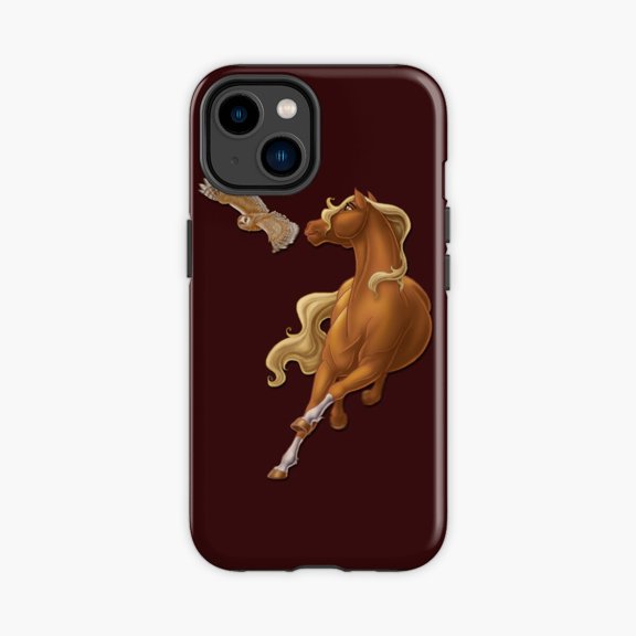 Protective iPhone Case Autumn Run Nature Design Phone Case IP13/14 Magnetic MagSafe Compatible
