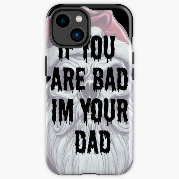 Protective iPhone Case Bad Santa Cover Variant Two IP13/14 Magnetic MagSafe Compatible
