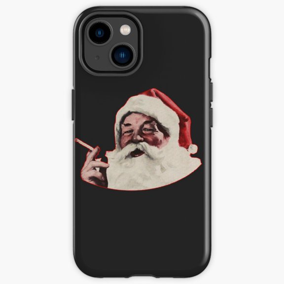 Protective iPhone Case Bad Santa Smokes Cover Variant IP13/14 Magnetic MagSafe Compatible