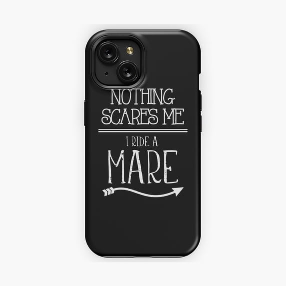 Protective iPhone Case Barrel Racing Mare Riding Quote Phone Case Fast Rodeo Motivation Shell IP13 Pro Magnetic MagSafe Compatible