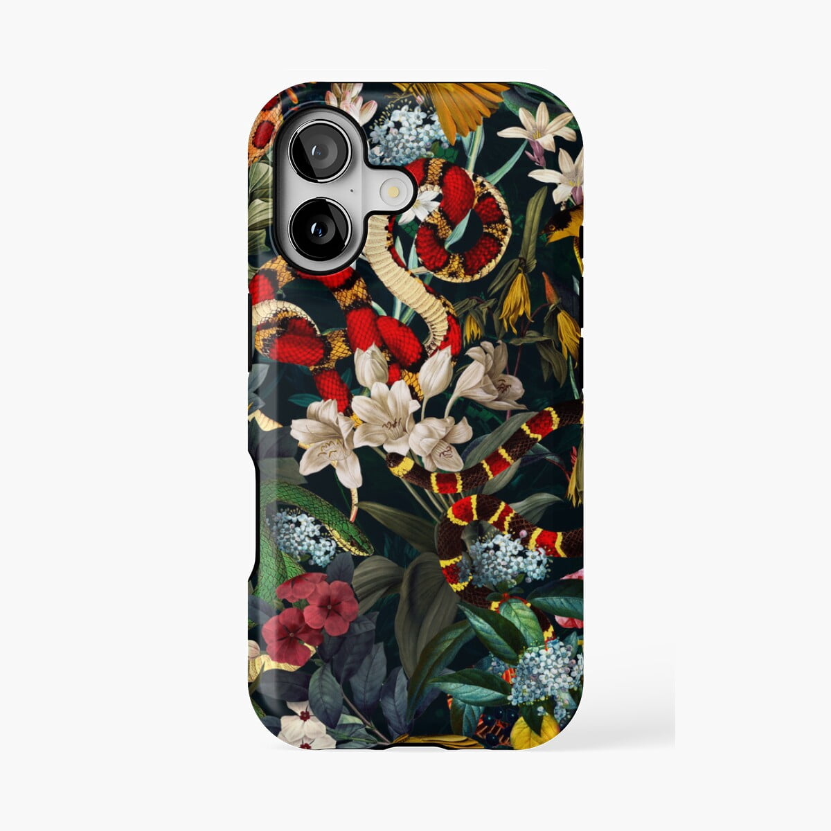 Big Scrub Python Protective iPhone Case Birds And Snakes Nature Design Phone Case IP ...