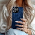 Protective iPhone Case Blue Dark Academia Botanical Minimal Pattern ...