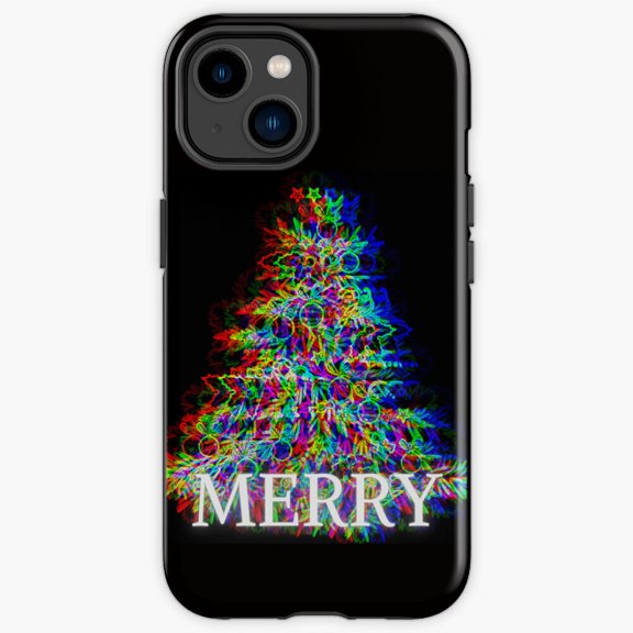 Protective iPhone Case Bold Typo Festive Graphic Cover IP16 Magnetic MagSafe Compatible