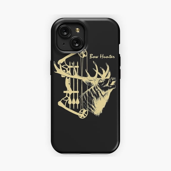 Protective iPhone Case Bow Hunter Outdoors Enthusiasts Archery Hunting Camo Phone Case IP13/14 Magnetic MagSafe Compatible