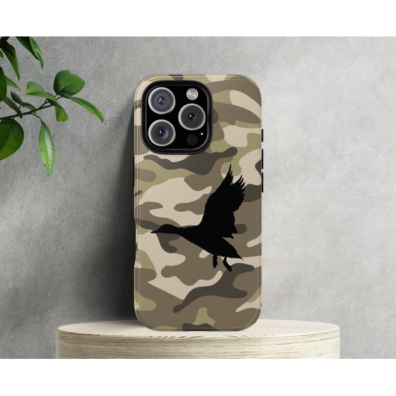 Protective iPhone Case Camo Duck Phone Case Hunting Outdoor Aesthetic Cover Edition IP13/14 Magnetic MagSafe Compatible