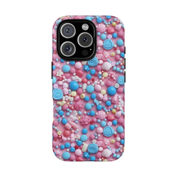 Protective iPhone Case Candy Style Phone Case Colorful Sweet Treat Slim Cover IP13/14 Magnetic MagSafe Compatible