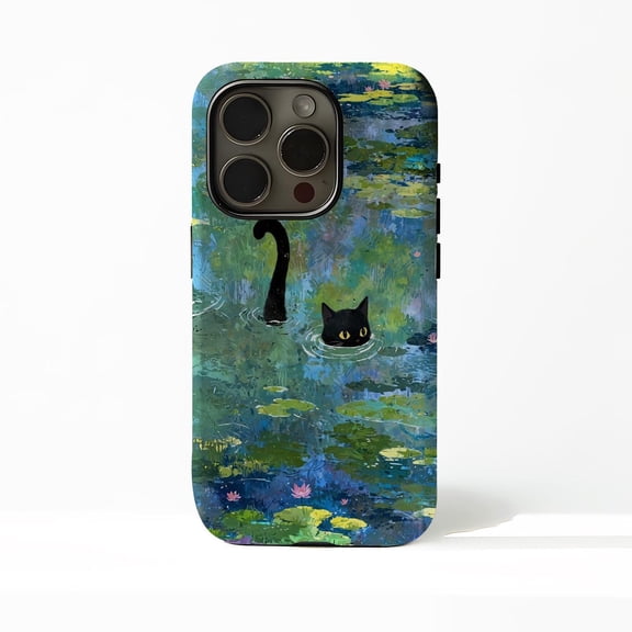 Protective iPhone Case Cat Emoji Protective Cell Phone Case Cover IP13/14 Magnetic MagSafe Compatible
