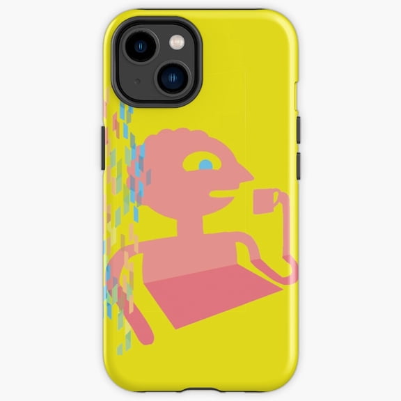 Protective iPhone Case Celestial Wish Master Floating Pink Abstract Entity Graphic Cover IP16 Magnetic MagSafe Compatible