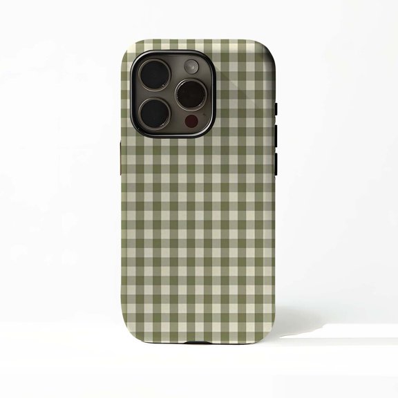 Protective iPhone Case Checkered Protective Cell Phone Case Style Cover IP16 Magnetic MagSafe Compatible