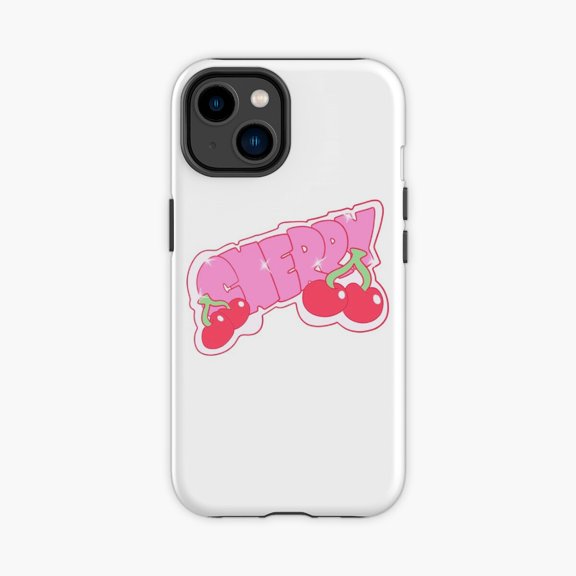 Protective iPhone Case Cherry Fruit Pattern Phone Case IP15 Magnetic MagSafe Compatible