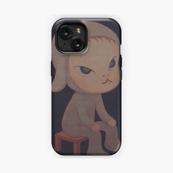 Protective iPhone Case Contemporary Art Inspired Phone Case Playful Character Design IP13/14 Magnetic MagSafe Compatible