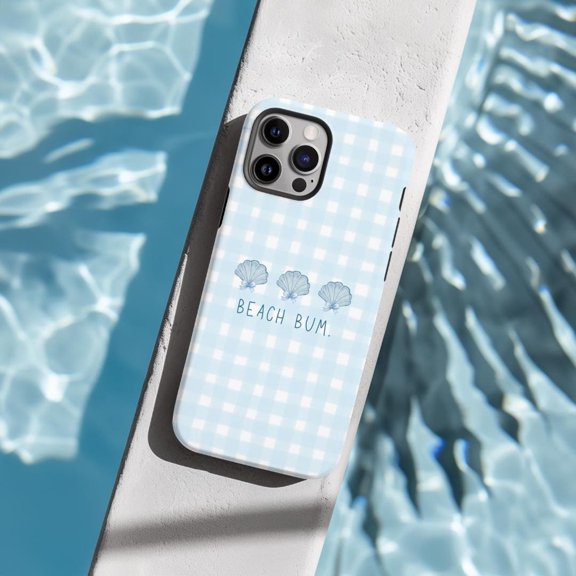 Protective iPhone Case Coquette Beach Bum Phone Case Summer Seascute Coastal Charm Design IP15 Magnetic MagSafe Compatible