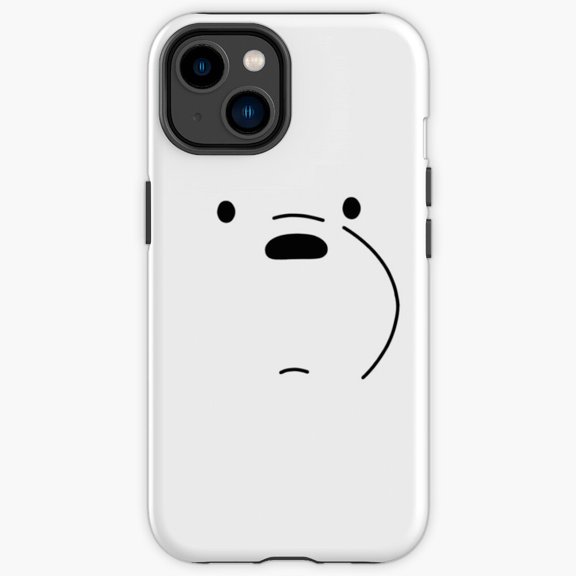 Protective iPhone Case Cute Bear Cartoon Webcomic Animal Friends Pattern Phone Case IP16 Magnetic MagSafe Compatible