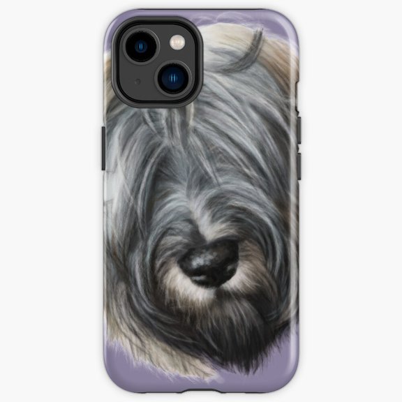 Protective iPhone Case Cute Cartoon Animal Character Portrait Graphic Shield Variant Two IP16 Magnetic MagSafe Compatible