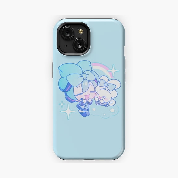 Protective iPhone Case Cute Character Duo Phone Case Bows Playful Style IP13/14 Magnetic MagSafe Compatible