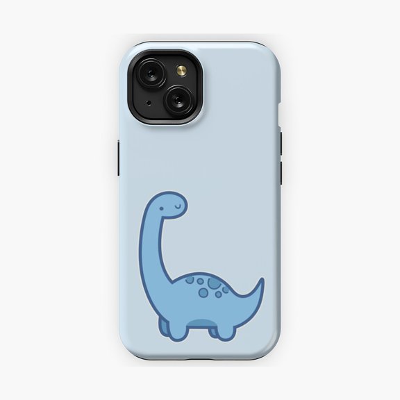 Protective iPhone Case Cute Dinosaur Illustration Phone Case Layout IP16 Magnetic MagSafe Compatible