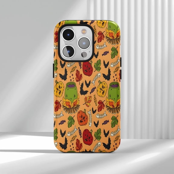 Protective iPhone Case Cute Protective Cell Phone Case Cauldron Candy Fall Cover IP15 Magnetic MagSafe Compatible