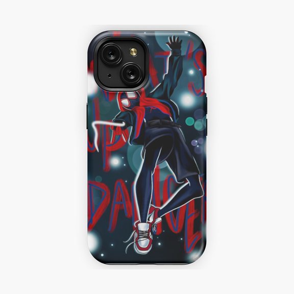 Protective iPhone Case Danger Inspired Phone Case Bold Graphic Artwork Cover IP15 Magnetic MagSafe Compatible