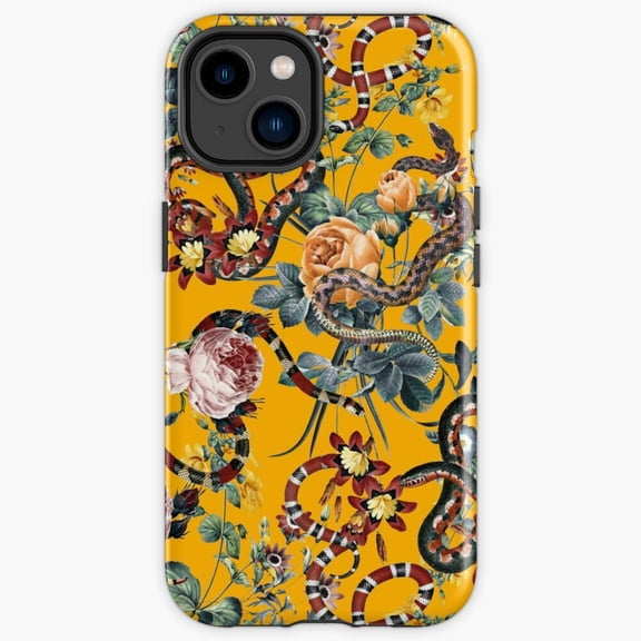 Protective iPhone Case Dangers In The Forest Three Wilderness Beast Predator Art Heavy Duty Shockproof Hard Shell IP16 Magnetic MagSafe Compatible