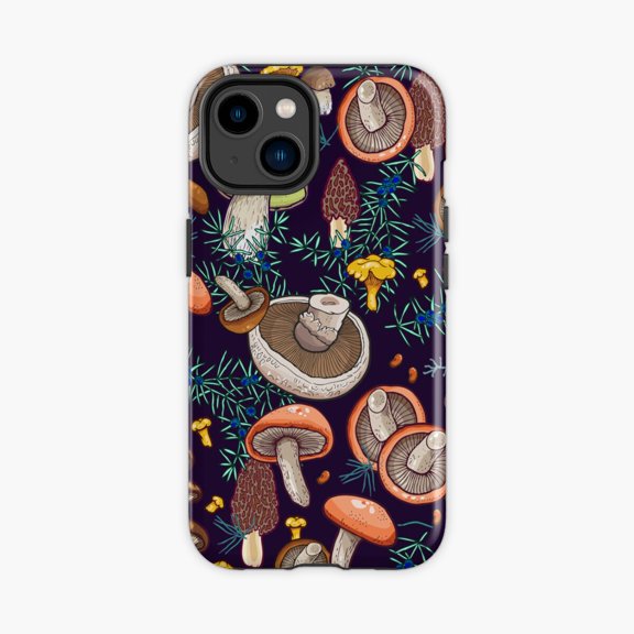 Protective iPhone Case Dark Dream Forest Moody Design Phone Case IP13/14 Magnetic MagSafe Compatible