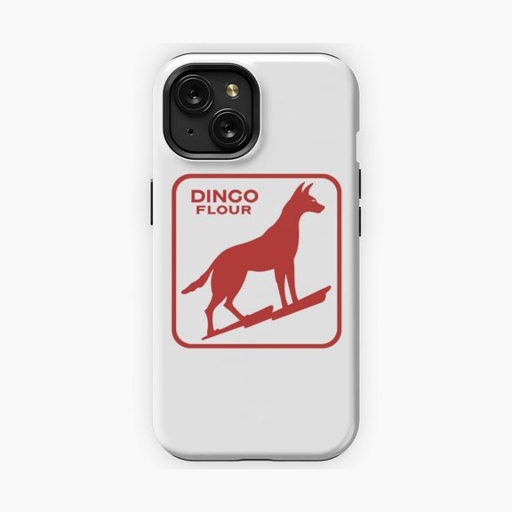 Protective iPhone Case Dingo Flour Rustic Heritage Artwork Phone Case Western Australian Landmark Icon Shell IP15 Magnetic MagSafe Compatible