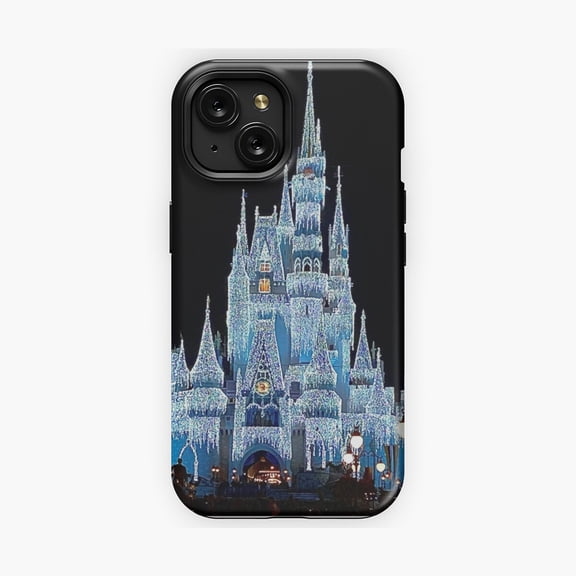 Protective iPhone Case Every Princess Deserves Her Magical Castle Phone Case Fairytale Theme Amusement Park Dream Shell IP15 Magnetic MagSafe Compatible