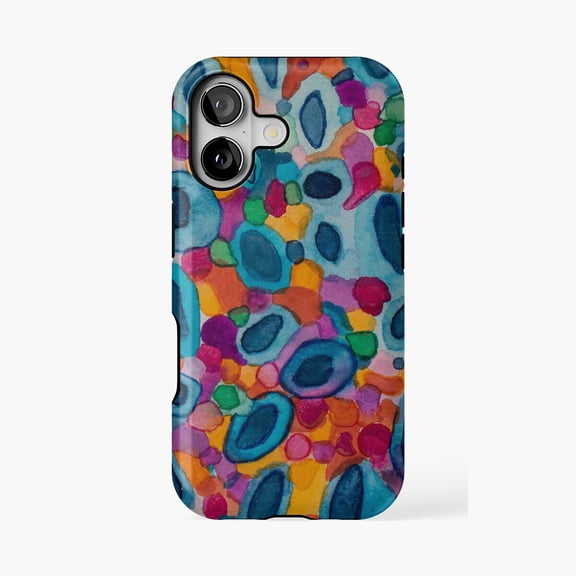 Protective iPhone Case Fish Bubble Pattern Phone Case IP13/14 Magnetic MagSafe Compatible