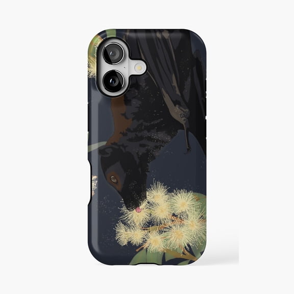 Protective iPhone Case Flying Fox Animal Design Phone Case IP13/14 Magnetic MagSafe Compatible