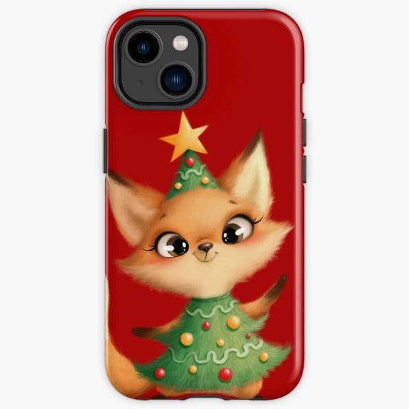 Protective iPhone Case Fox Winter Wildlife Wilderness Animal Forest Tree Cover IP13/14 Magnetic MagSafe Compatible