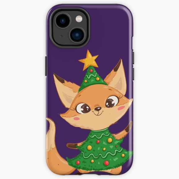Protective iPhone Case Fox Winter Wildlife Wilderness Animal Forest Tree Shield IP13/14 Magnetic MagSafe Compatible