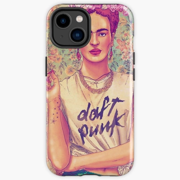 Protective iPhone Case Frida The Life Viva La Vida Mexican Folk Portrait Heavy Duty Shockproof Hard Shell IP15 Magnetic MagSafe Compatible