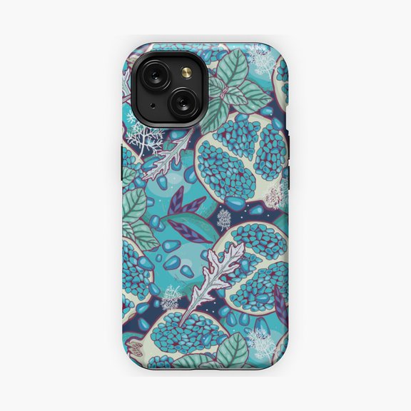 Protective iPhone Case Frozen Wonderland Scenic Winter Landscape Phone Case Snowy Mountain Forest Ridge Cover IP13/14 Magnetic MagSafe Compatible