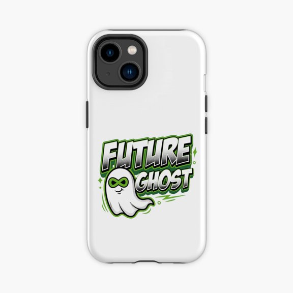 Protective iPhone Case Future Ghost Infinity Eyes Comic Design Phone Case IP13/14 Magnetic MagSafe Compatible