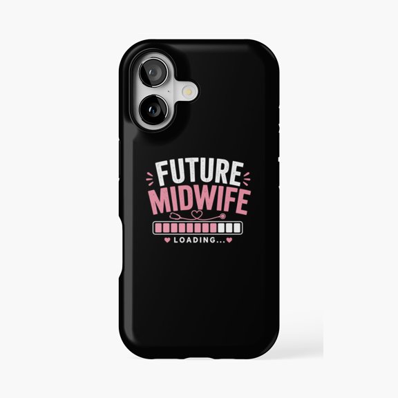 Protective iPhone Case Future Midwife Loading Student Career Design Phone Case IP 17 Magnetic MagSafe Compatible