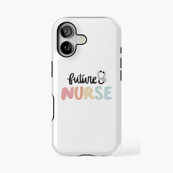 Protective iPhone Case Future Nurse Healthcare Career Phone Case IP14 Pro Magnetic MagSafe Compatible