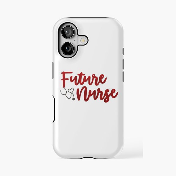 Protective iPhone Case Future Nurse Medical Career Design Phone Case IP15 Magnetic MagSafe Compatible