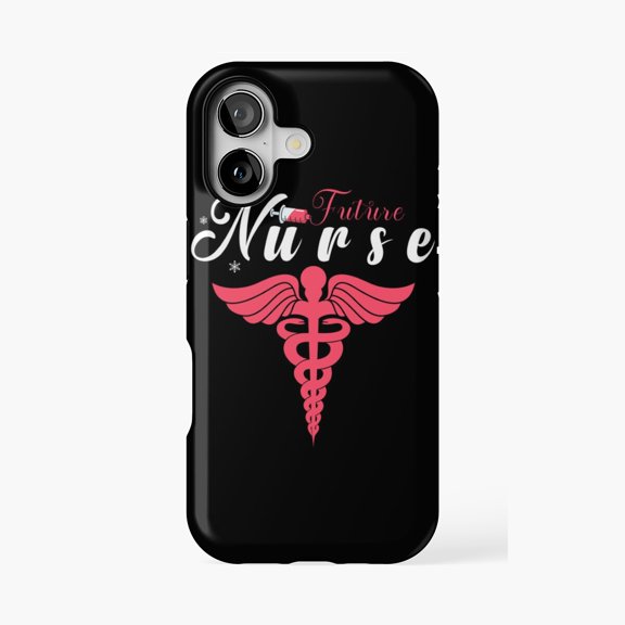Protective iPhone Case Future Nurse Medical Profession Goal Phone Case IP 14ProMax Magnetic MagSafe Compatible