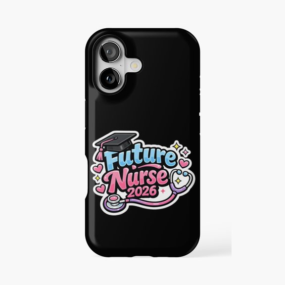 Protective iPhone Case Future Nurse Nursing Student Nurse Life Phone Case IP15 Magnetic MagSafe Compatible