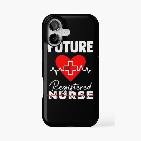 Protective iPhone Case Future Registered Nurse Nursing School Student Gift Phone Case IP15 Magnetic MagSafe Compatible