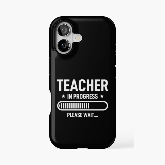 Protective iPhone Case Future Teacher Progress Phone Case IP13/14 Magnetic MagSafe Compatible