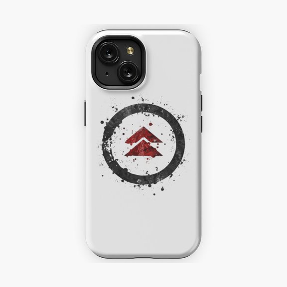 Protective iPhone Case Ghost Samurai Art Phone Case with Bold Warrior Inspired Design Armor IP13/14 Magnetic MagSafe Compatible