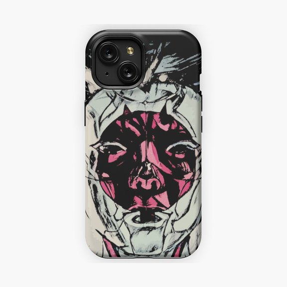 Protective iPhone Case Ghost in the Shell Futuristic Cyberpunk Virtual Reality Interface Art Phone Case Layout Final Edition IP15 Magnetic MagSafe Compatible