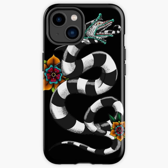 Protective iPhone Case Giant Desert Worm Monster Scifi Planet Graphic Heavy Duty Shockproof Hard Shell IP13 Pro Magnetic MagSafe Compatible