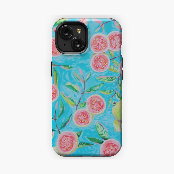 Protective iPhone Case Gimme Guava Tropical Fruit Inspired Phone Case IP15 Magnetic MagSafe Compatible