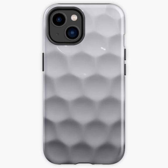 Protective iPhone Case Golf Putting Green Iron Club Pattern Sports Athlete Heavy Duty Shockproof Hard Shell IP16 Magnetic MagSafe Compatible