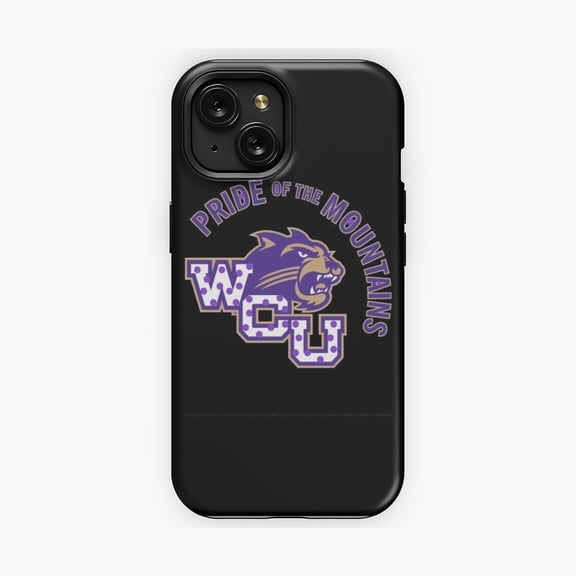Protective iPhone Case Home Of The Catamounts Inspired Artwork Phone Case College Sports Spirit Theme Cover IP15 Magnetic MagSafe Compatible