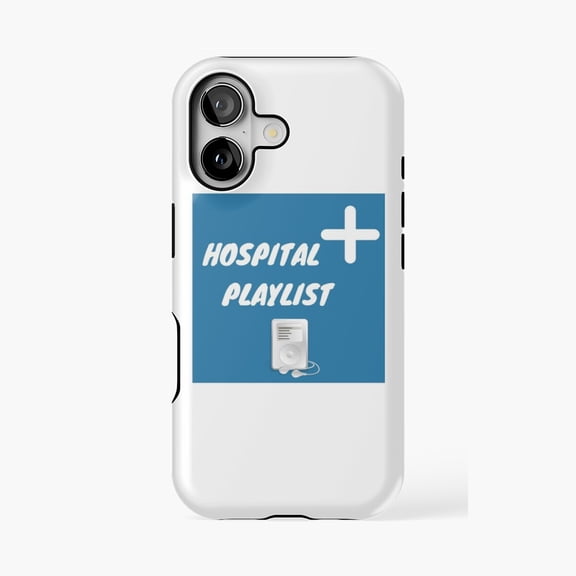 Protective iPhone Case Hospital Music Television Inspired Design Phone Case IP13/14 Magnetic MagSafe Compatible