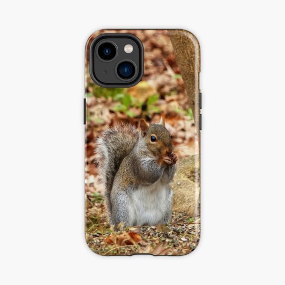 Protective iPhone Case Hungry Squirrel Wildlife Design Phone Case IP16 Magnetic MagSafe Compatible