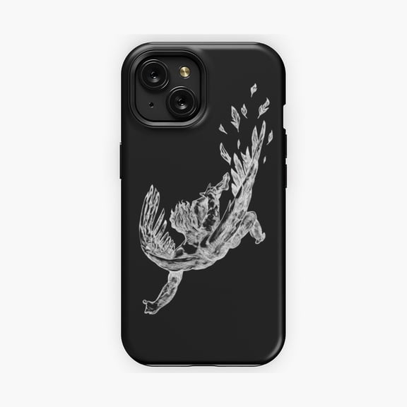Protective iPhone Case Icarus Mythical Wings Inspired Artwork Phone Case IP13/14 Magnetic MagSafe Compatible