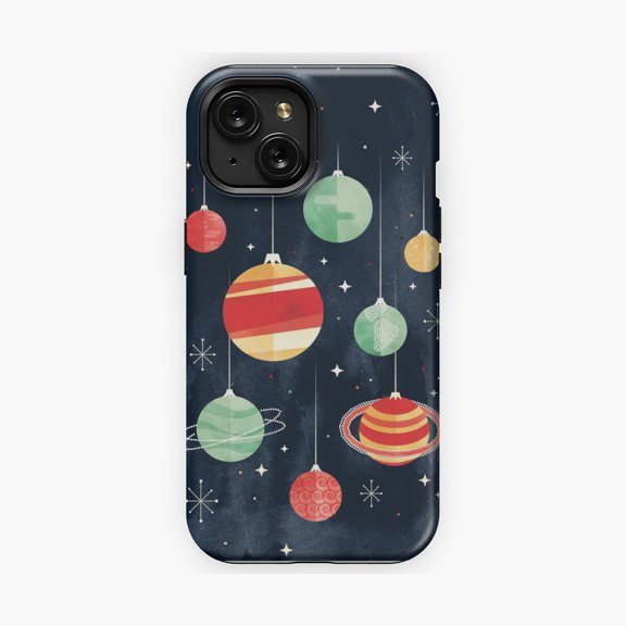 Protective iPhone Case Joy To The Universe Inspirational Quote Phone Case Celestial Space Theme Shield IP13/14 Magnetic MagSafe Compatible